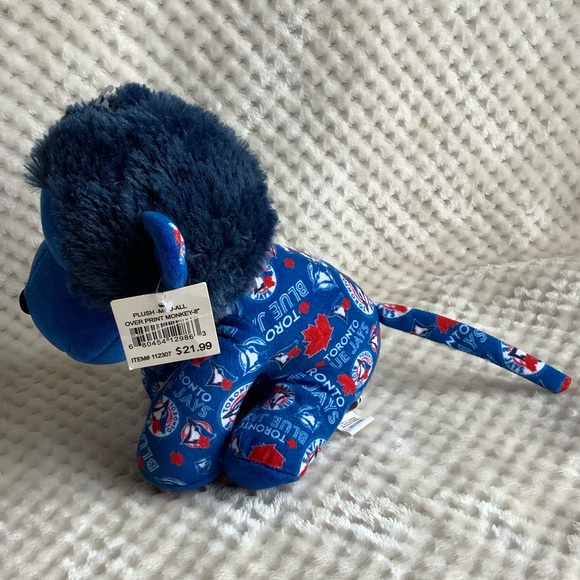 Toronto Blue Jays MLB Forever Collectible Plush Logo Print Monkey Stuffed Animal - Picture 2 of 12